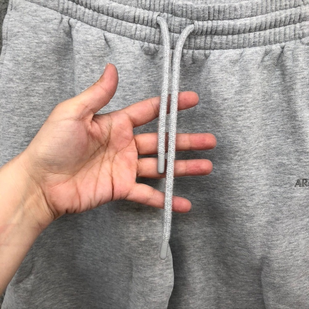 Aritzia Tna Sweatfleece Sweatpants Womens XS Regular Gray Boyfriend Fit Joggers - Picture 4 of 10